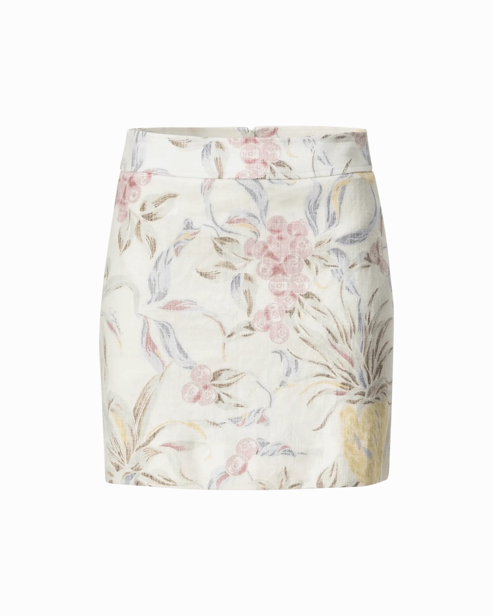 Spring Fruits High Waisted Mini Skirt