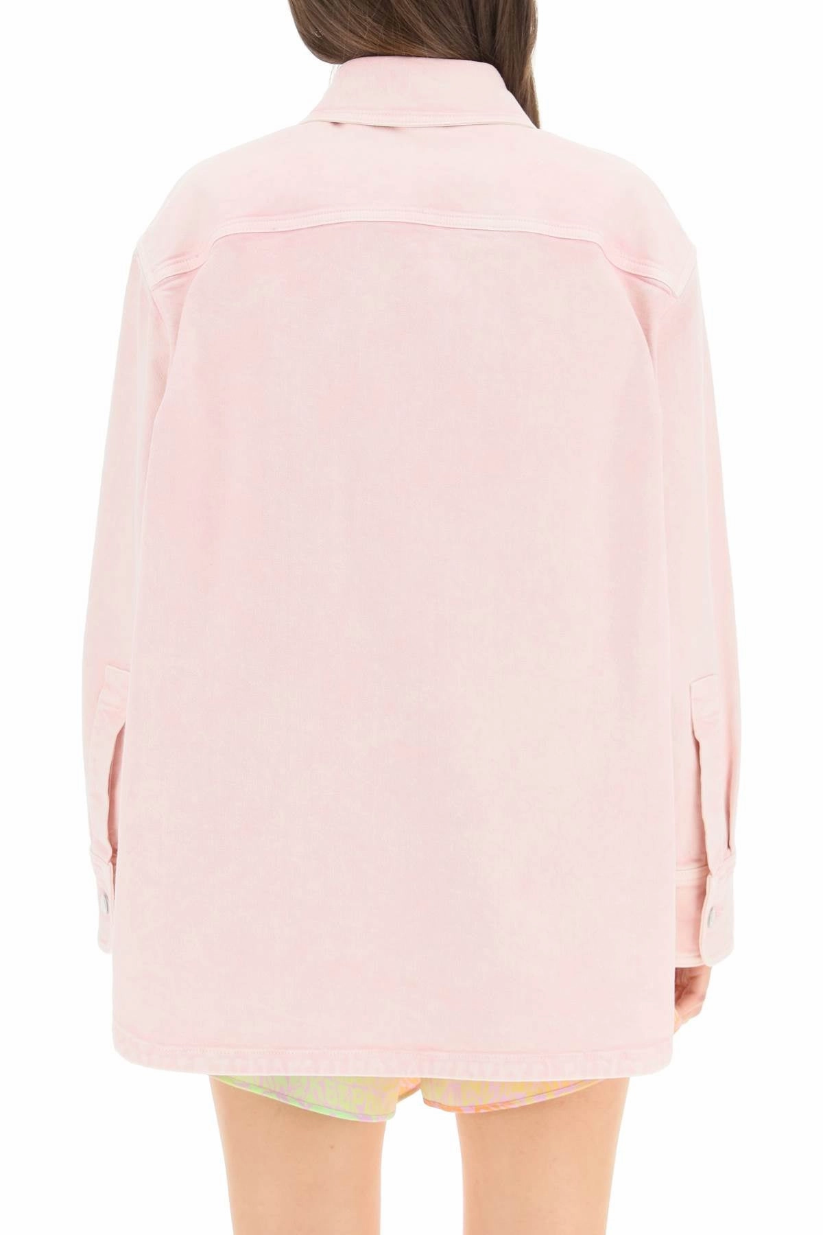 Stella McCartney Logo Detailed Buttoned Denim Jacket