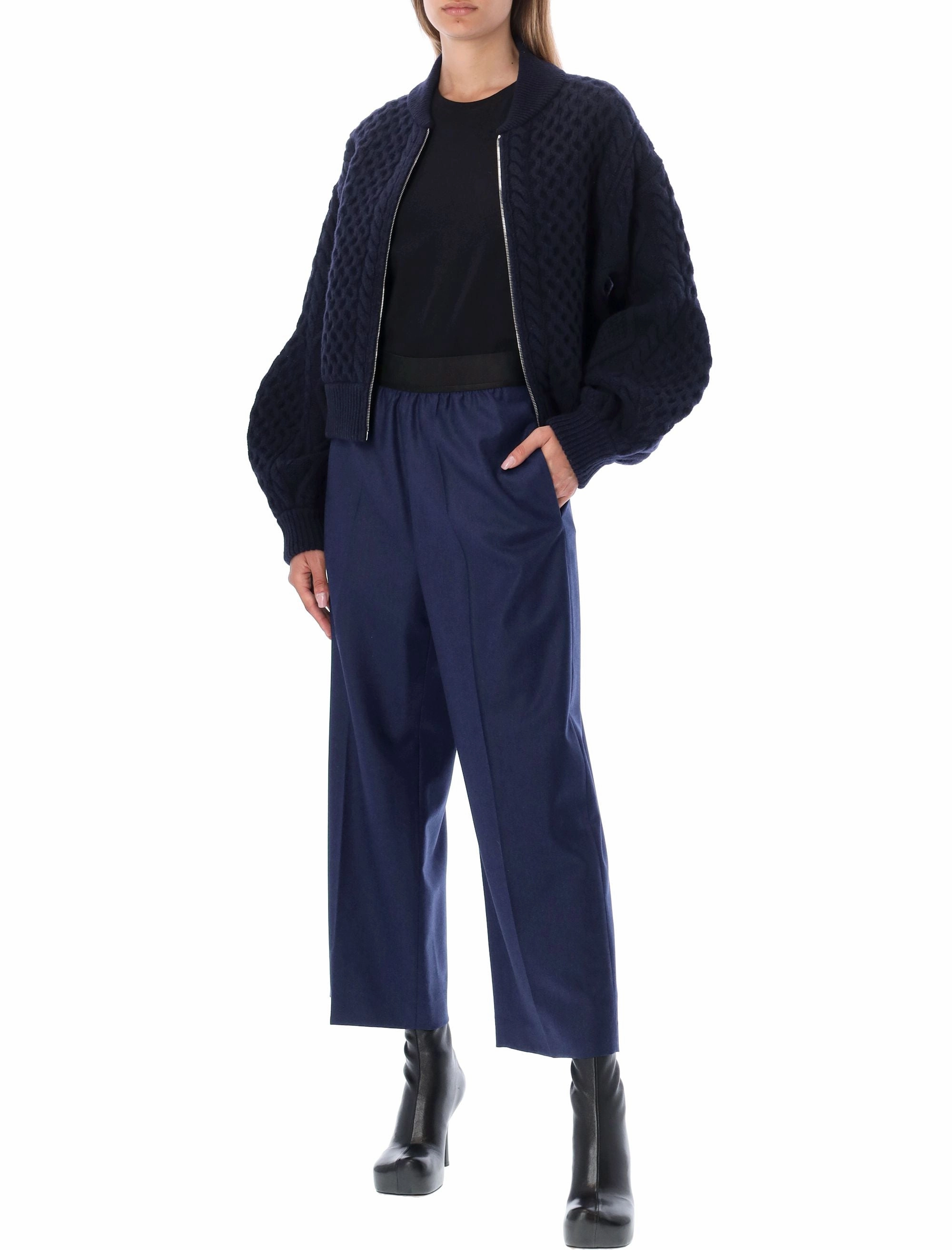 Stella McCartney Straight Leg Cropped Pants