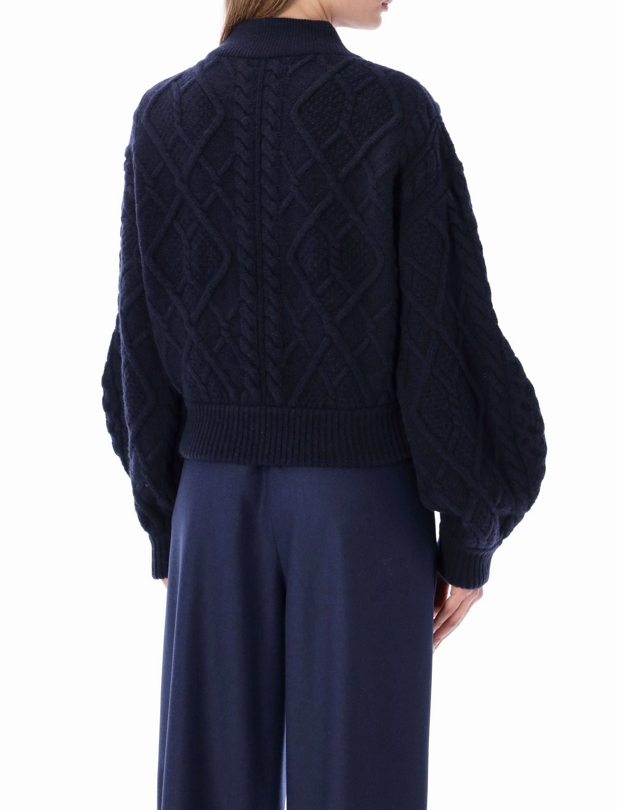 Stella McCartney Zipped Knitted Bomber Jacket