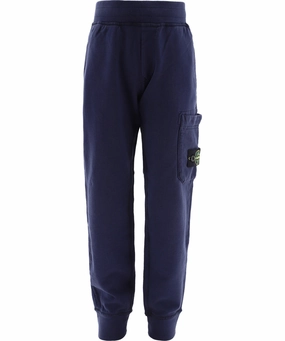Stone Island Junior Logo Patch Cargo Sweatpants