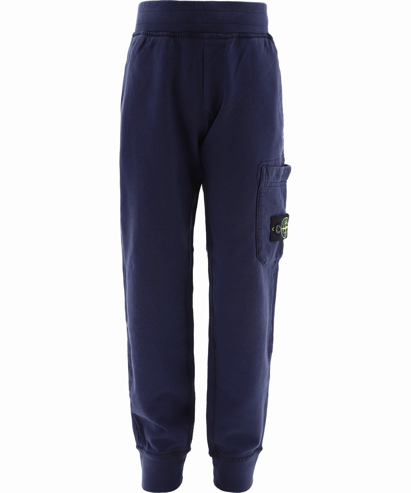 Stone Island Junior Logo Patch Cargo Sweatpants