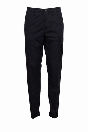 Stone Island Logo Patch Cargo Pants