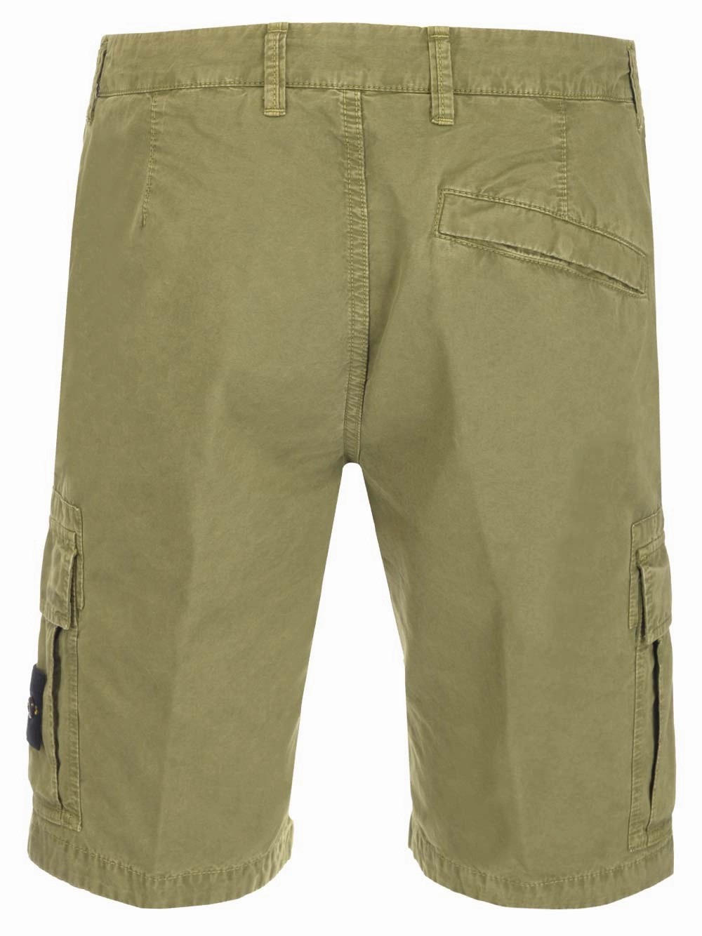 Stone Island Logo Patch Cargo Shorts