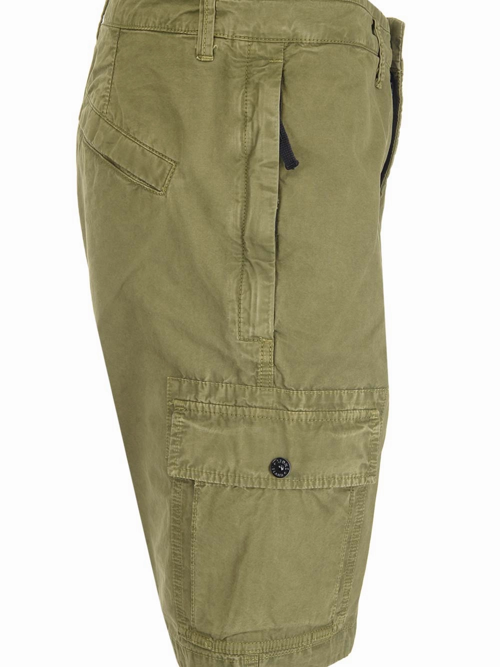 Stone Island Logo Patch Cargo Shorts