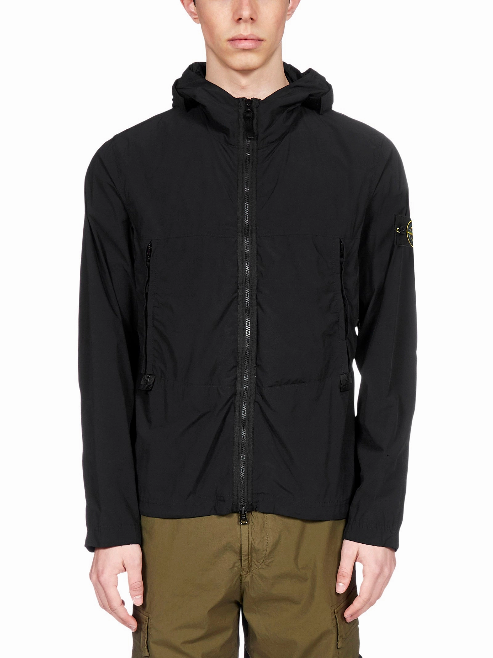 Stone Island Logo Patch Windbreaker