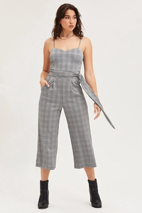 Stripe Jumpsuit Sleeveless