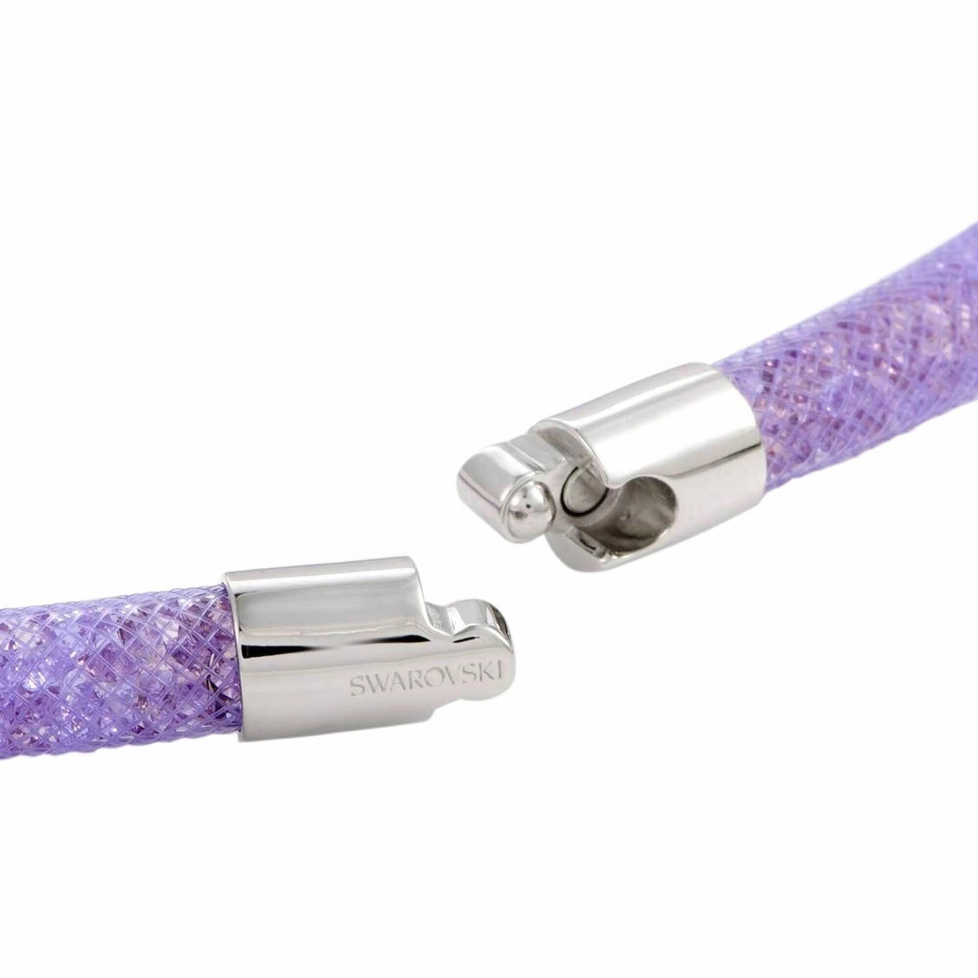 Swarovski Women's Bracelet - Stardust Elegant Violet Double Wrap Medium | 5120044