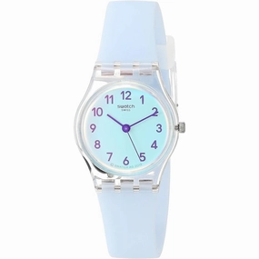 Swatch Women's Watch - Swatch Essentials Casual Blue Silicone Rubber Strap | LK396