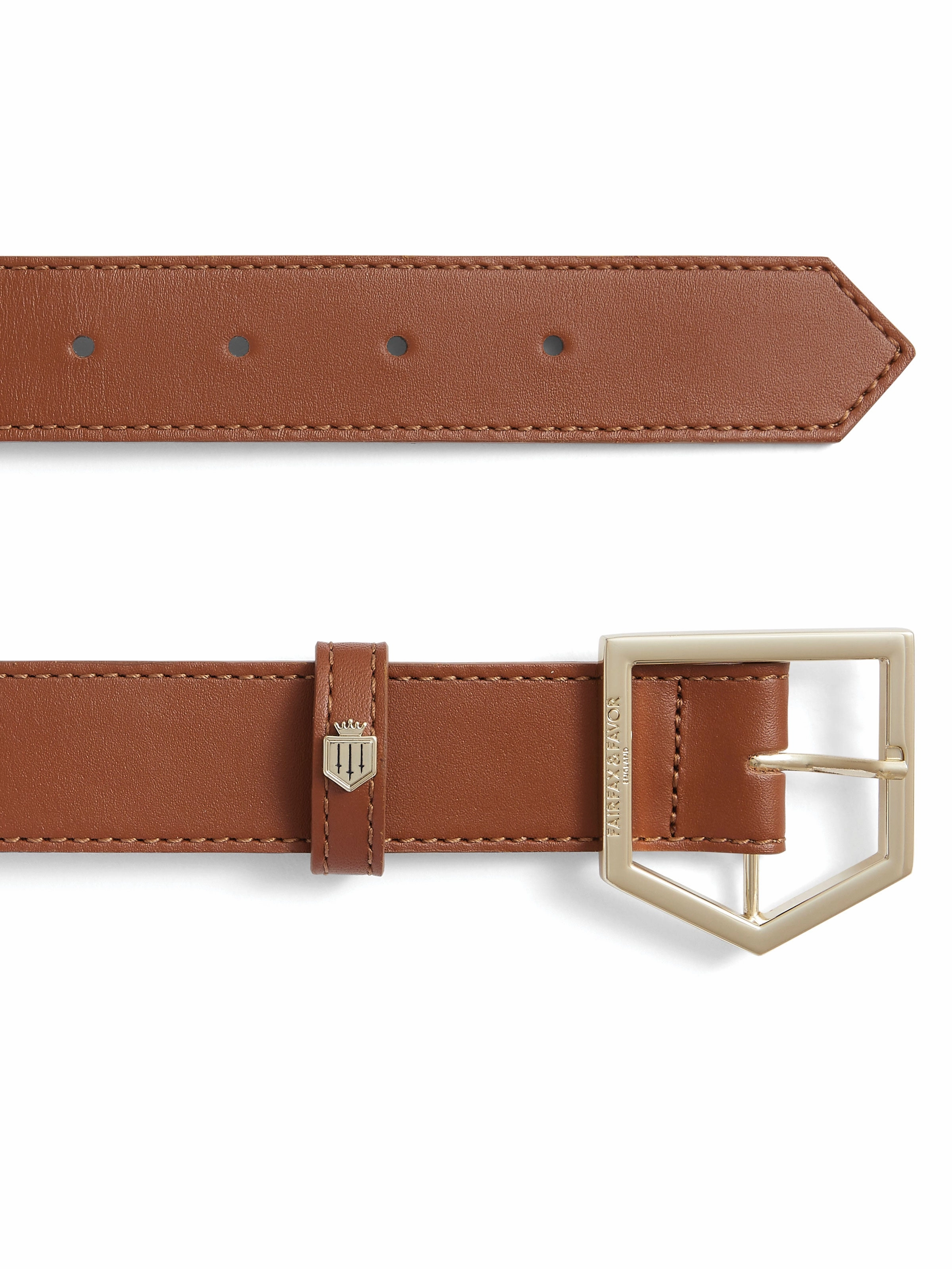 Tetbury Belt - Tan & Navy