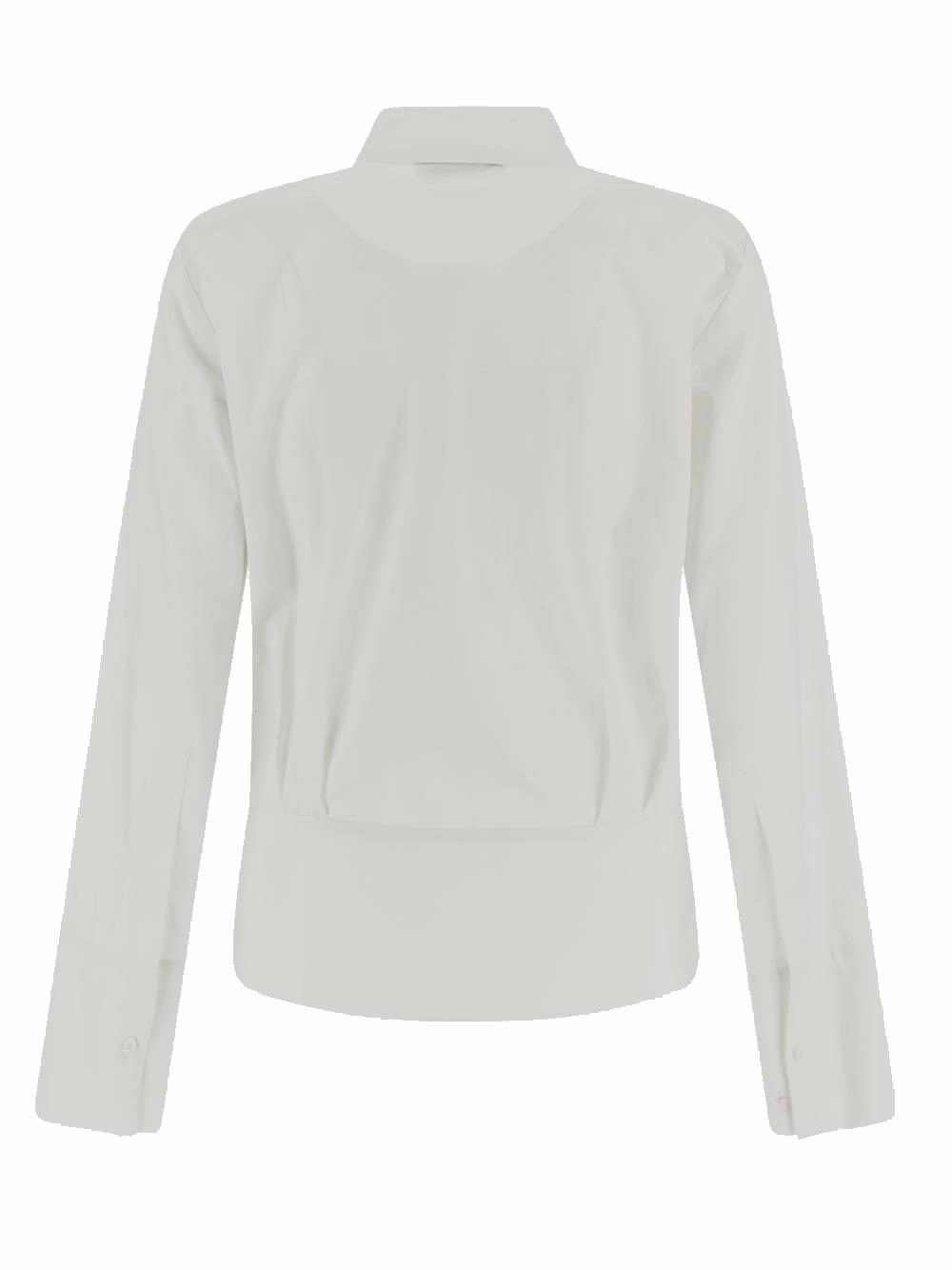 The Attico Wrap-Front Long-Sleeved Shirt