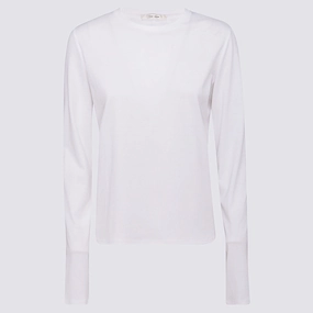 The Row Basic Long-Sleeved Round Neck Top