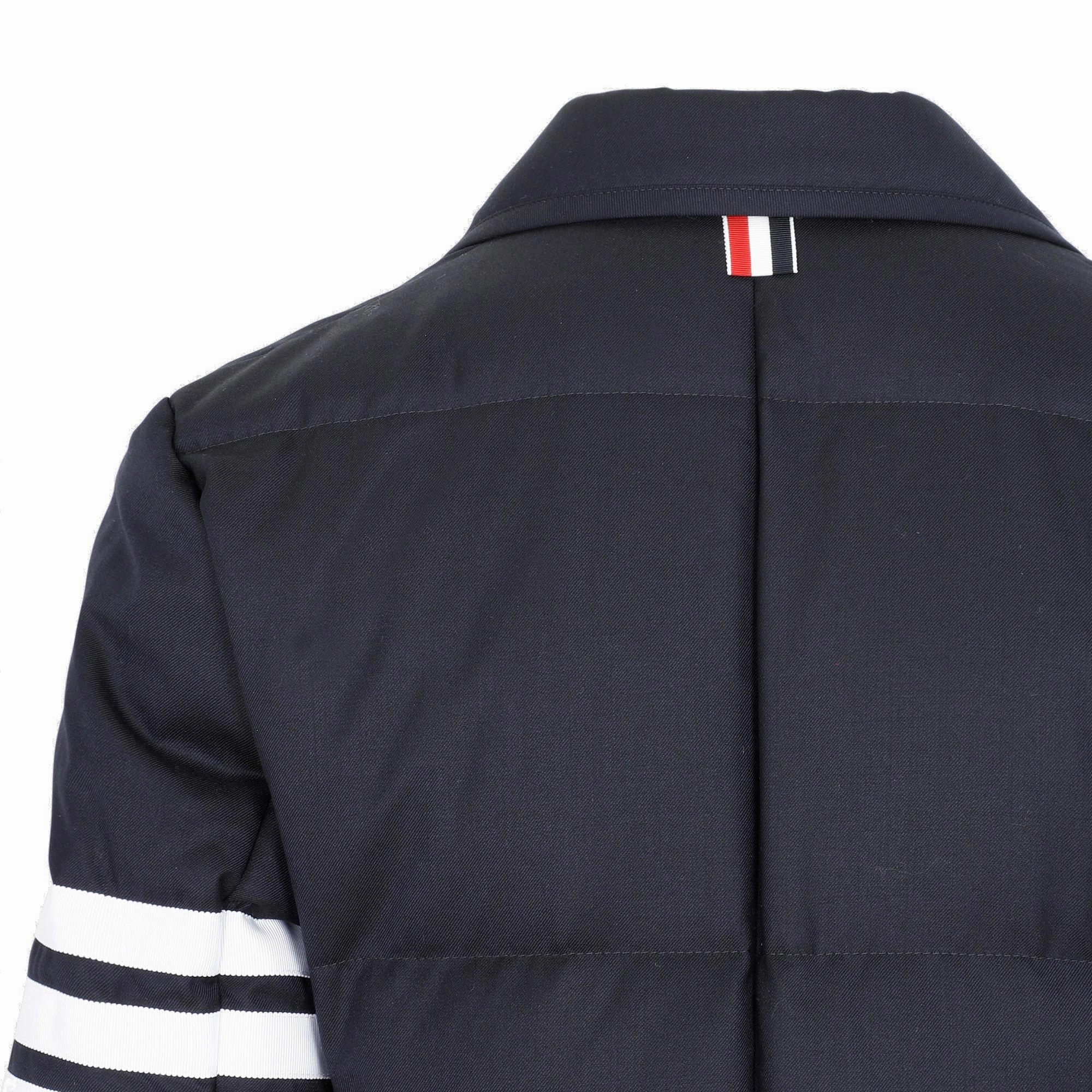 Thom Browne 4-Bar Button-Up Overcoat