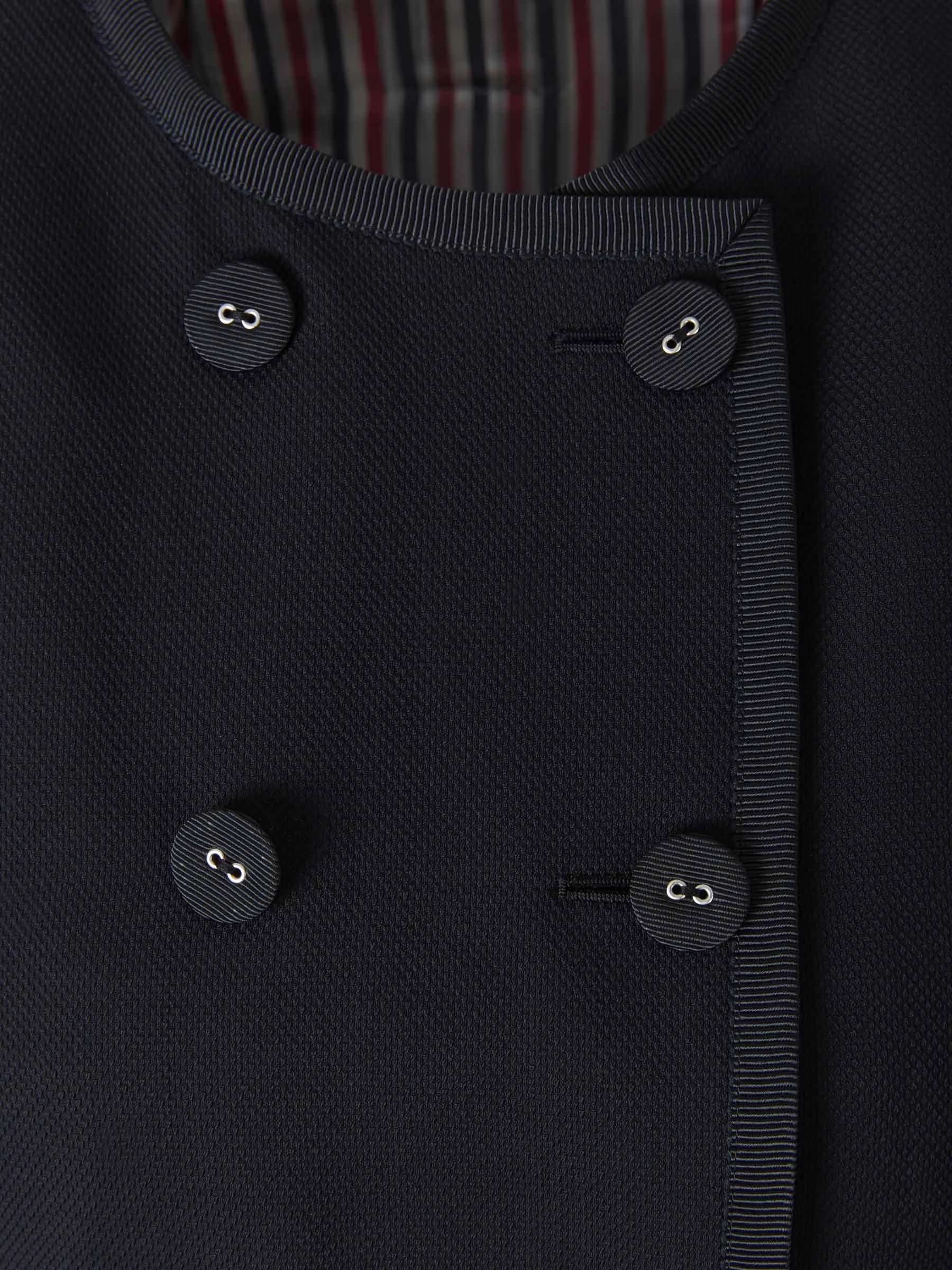 Thom Browne Button-Up Cropped Jacket