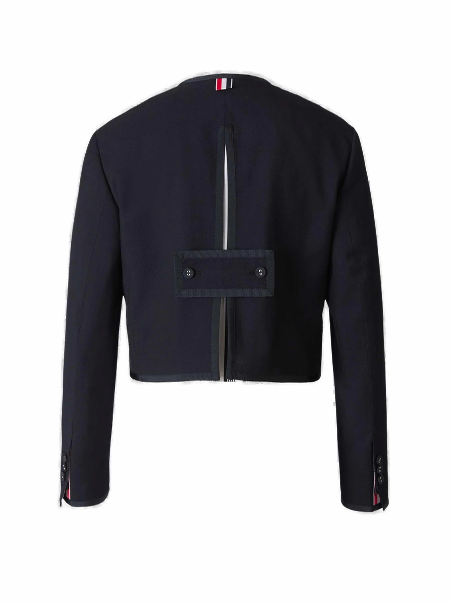 Thom Browne Button-Up Cropped Jacket