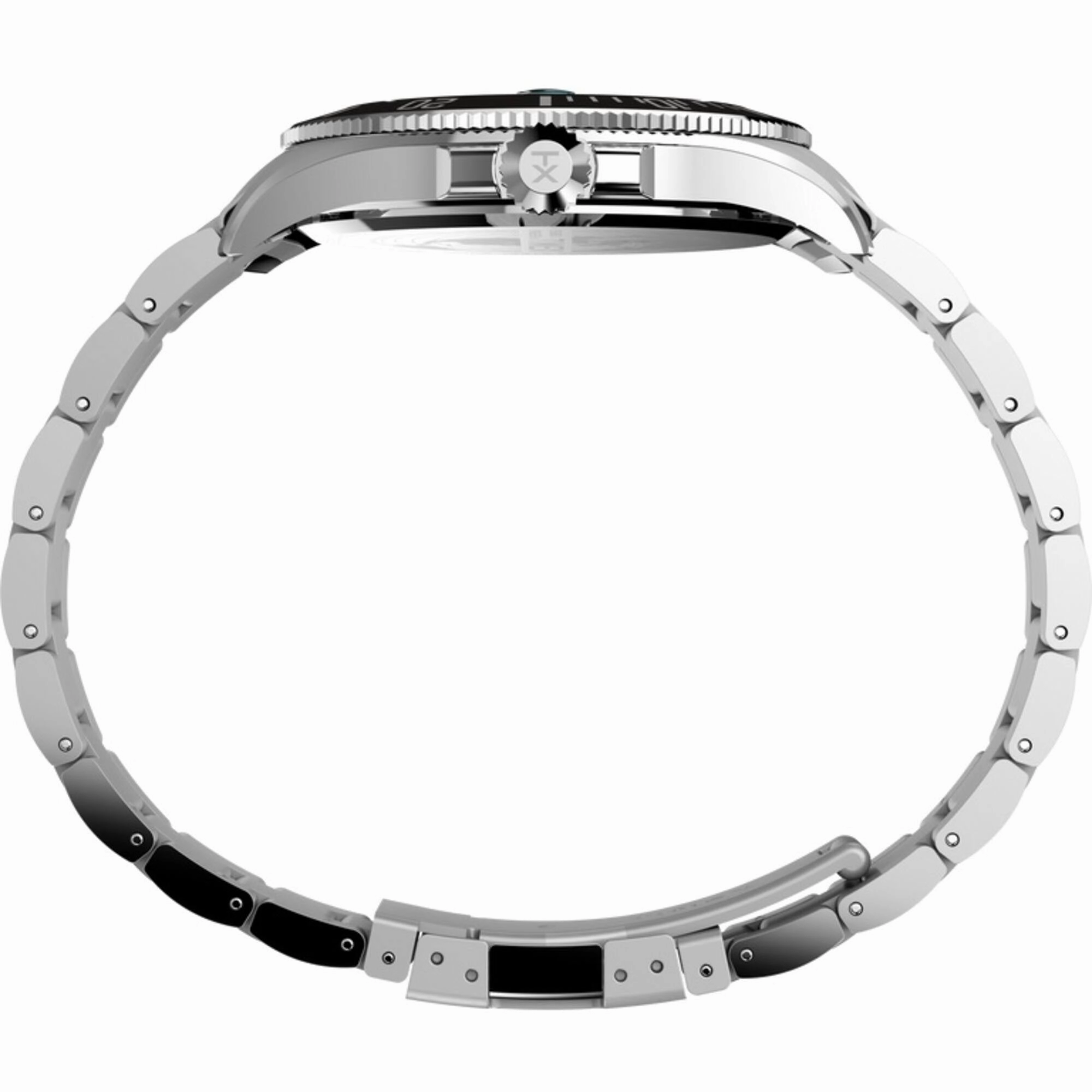 Timex Men's Watch - Harborside Coast Green Dial Silver Tone Bracelet | TW2V91900VQ