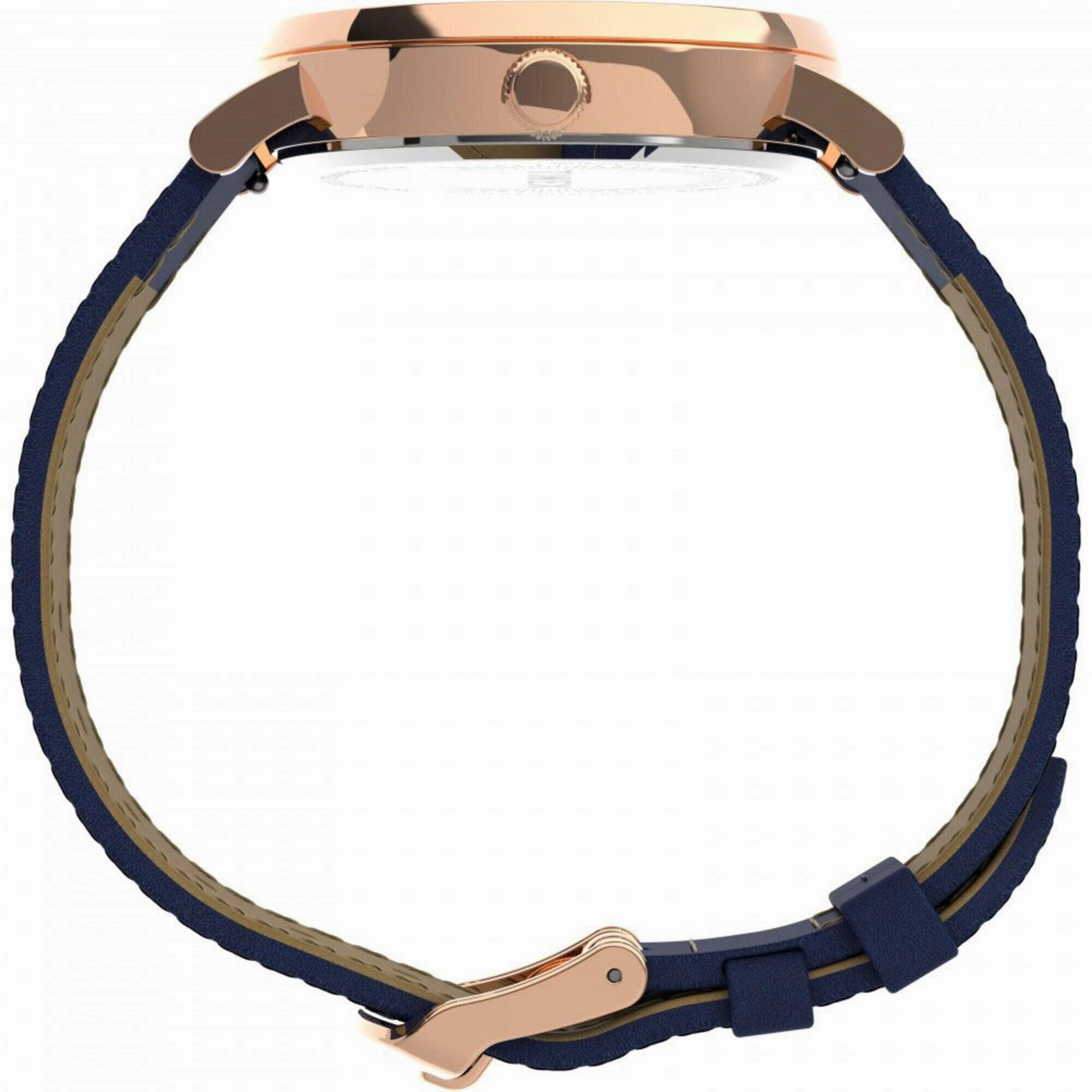 Timex Women's Watch - Fairfield White Dial Blue Leather Strap Quartz | TW2U95900VQ