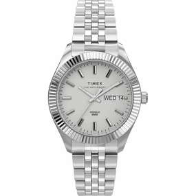Timex Women's Watch - Waterbury Legacy Boyfriend White Dial Bracelet | TW2U78700VQ