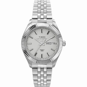 Timex Women's Watch - Waterbury Legacy Boyfriend White Dial Bracelet | TW2U78700VQ