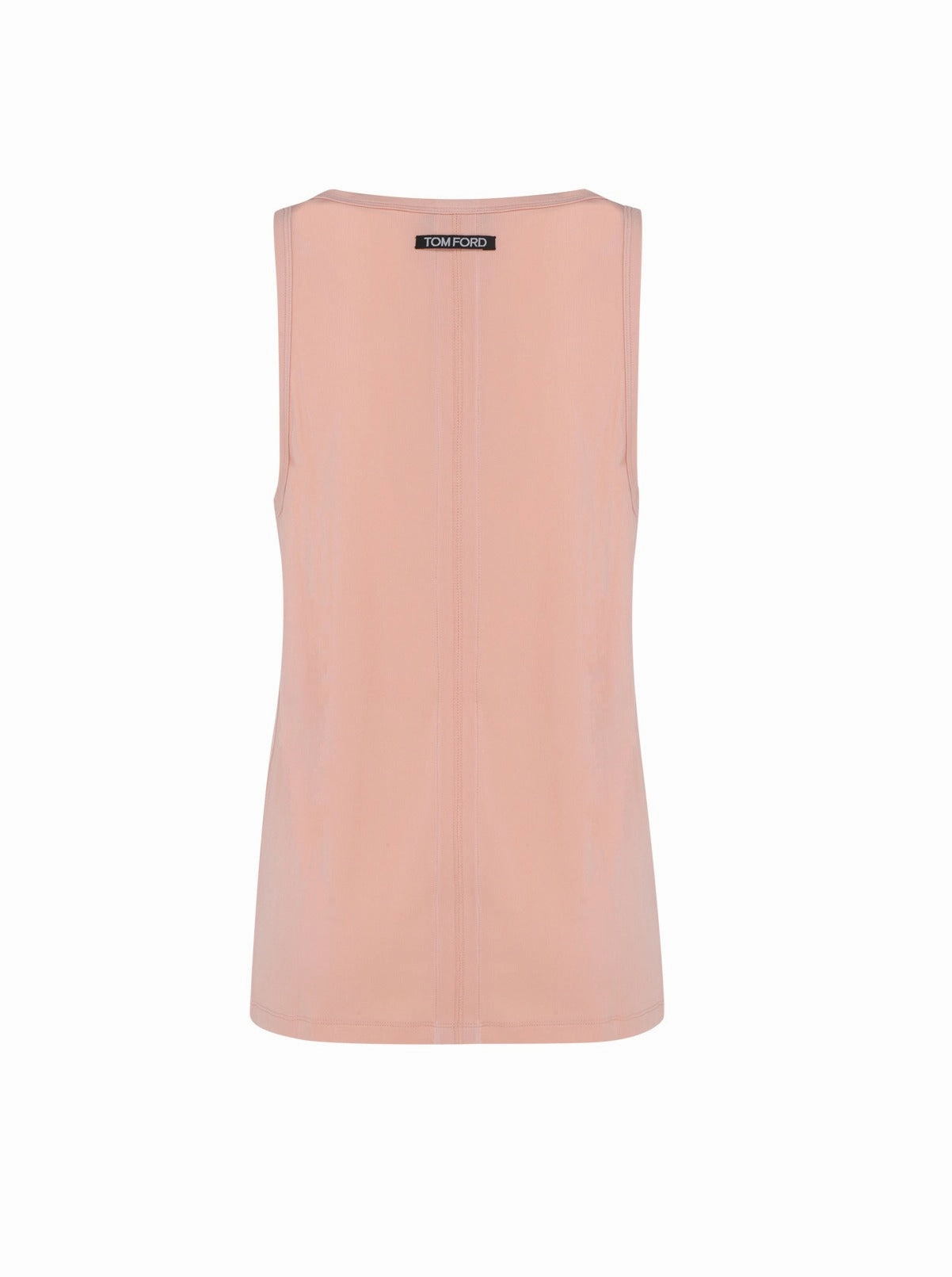 Tom Ford Logo Patch Crewneck Tank Top