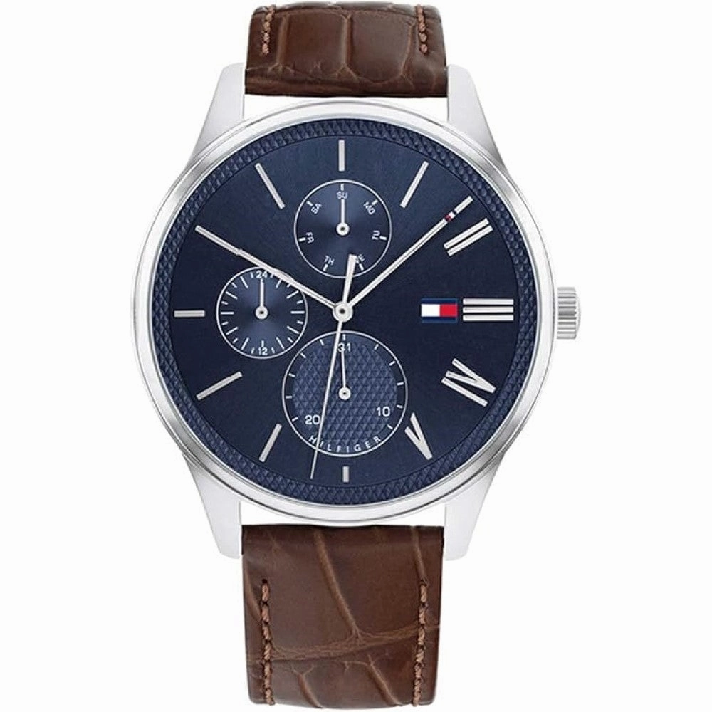 Tommy Hilfiger  1791847 Men's Quartz Stainless Steel and Mesh Bracelet Casual Watch Color Silver.