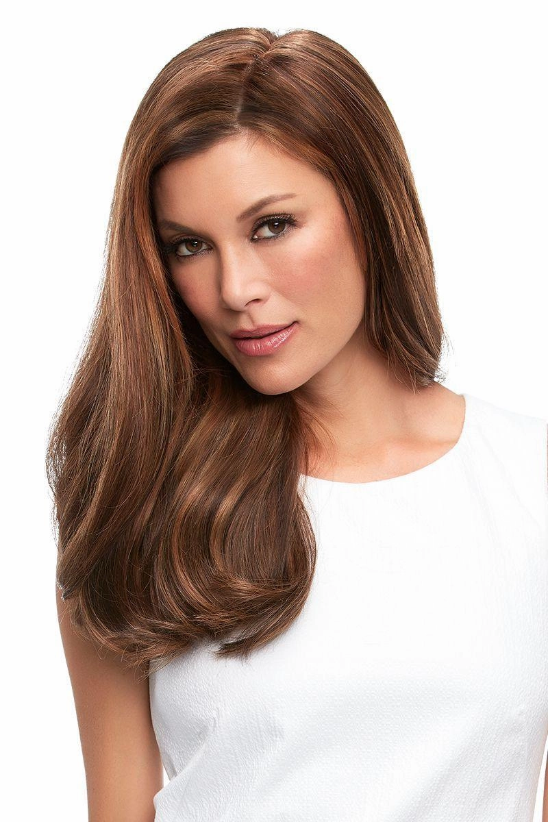 Top Full 18" HH Hairpiece by easiHair |Human Hair (Monofilament Base)