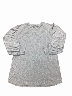 Top Ls Basic By La Made In Grey, Size:S