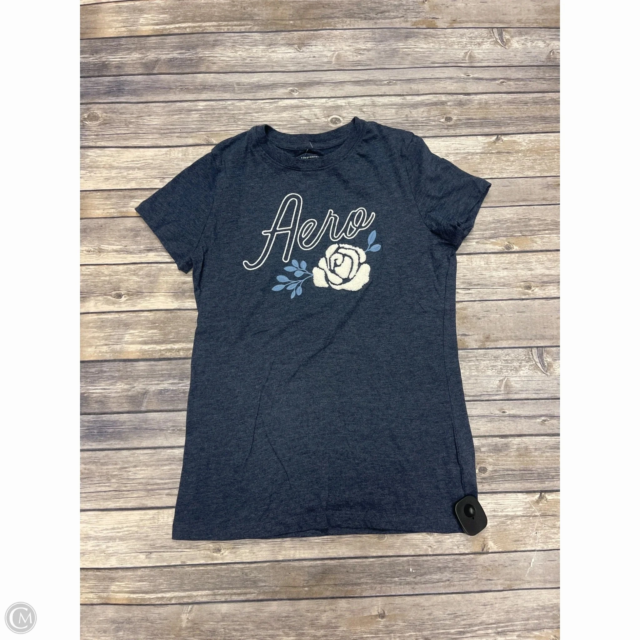 Top Short Sleeve Basic By Aeropostale In Navy, Size: L