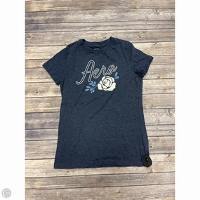 Top Short Sleeve Basic By Aeropostale In Navy, Size: L