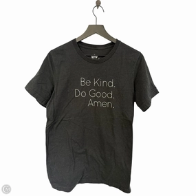 Top Short Sleeve Basic By Clothes Mentor In Black, Size: M