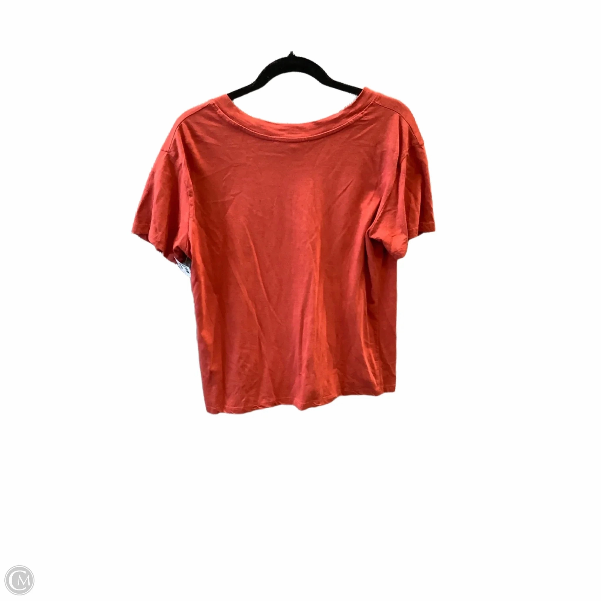 Top Short Sleeve Basic By Double Zero In Red, Size: L