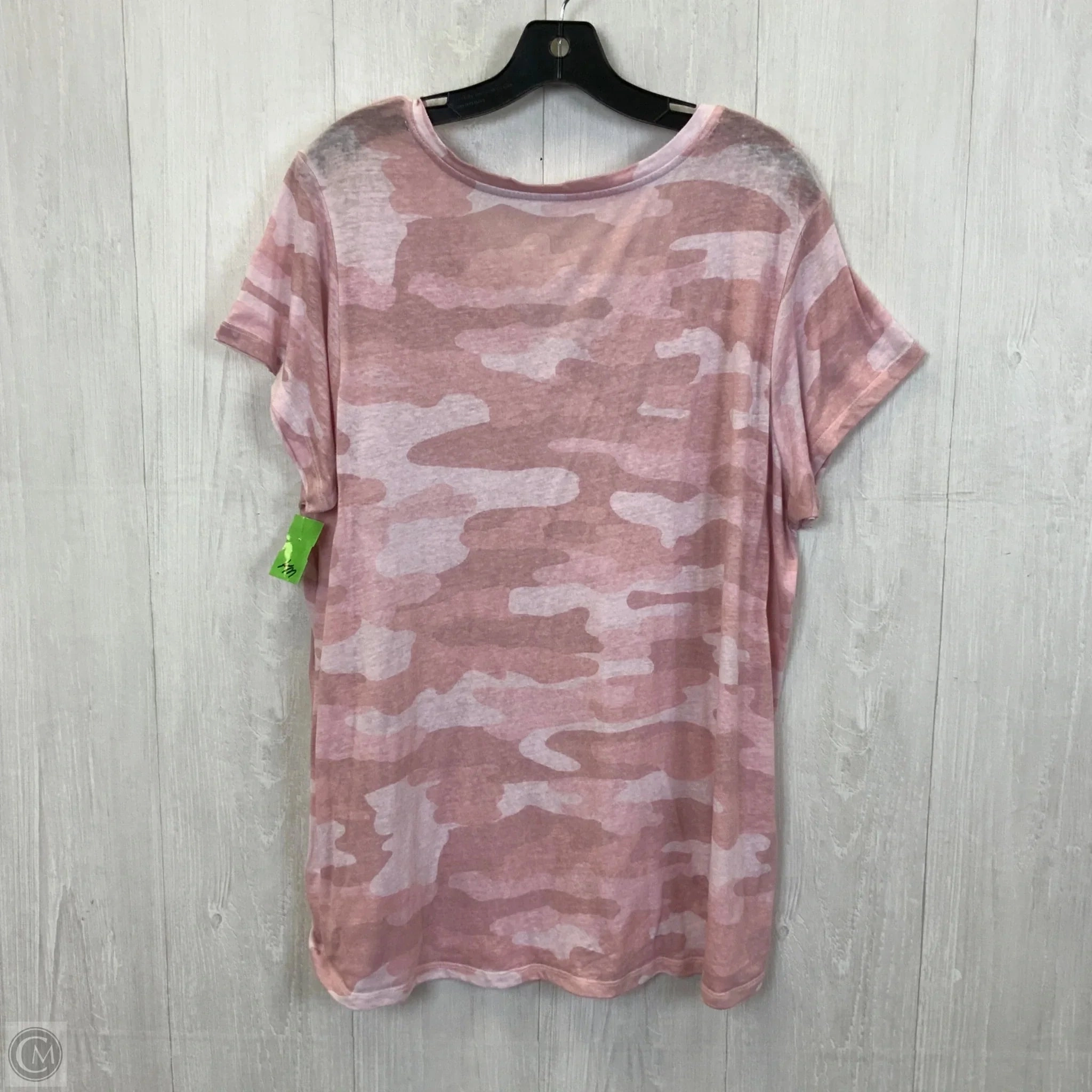 Top Short Sleeve Basic By Lane Bryant In Pink, Size: 2x