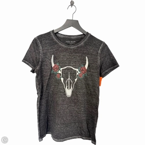 Top Short Sleeve Basic By Lucky Brand In Black, Size: M