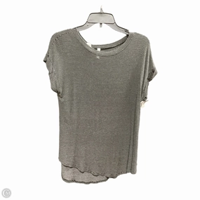 Top Short Sleeve Basic By Mts In Black & White, Size: S