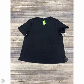 Top Short Sleeve Basic By Old Navy In Black, Size: L