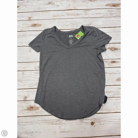 Top Short Sleeve Basic By So In Grey, Size: Xs