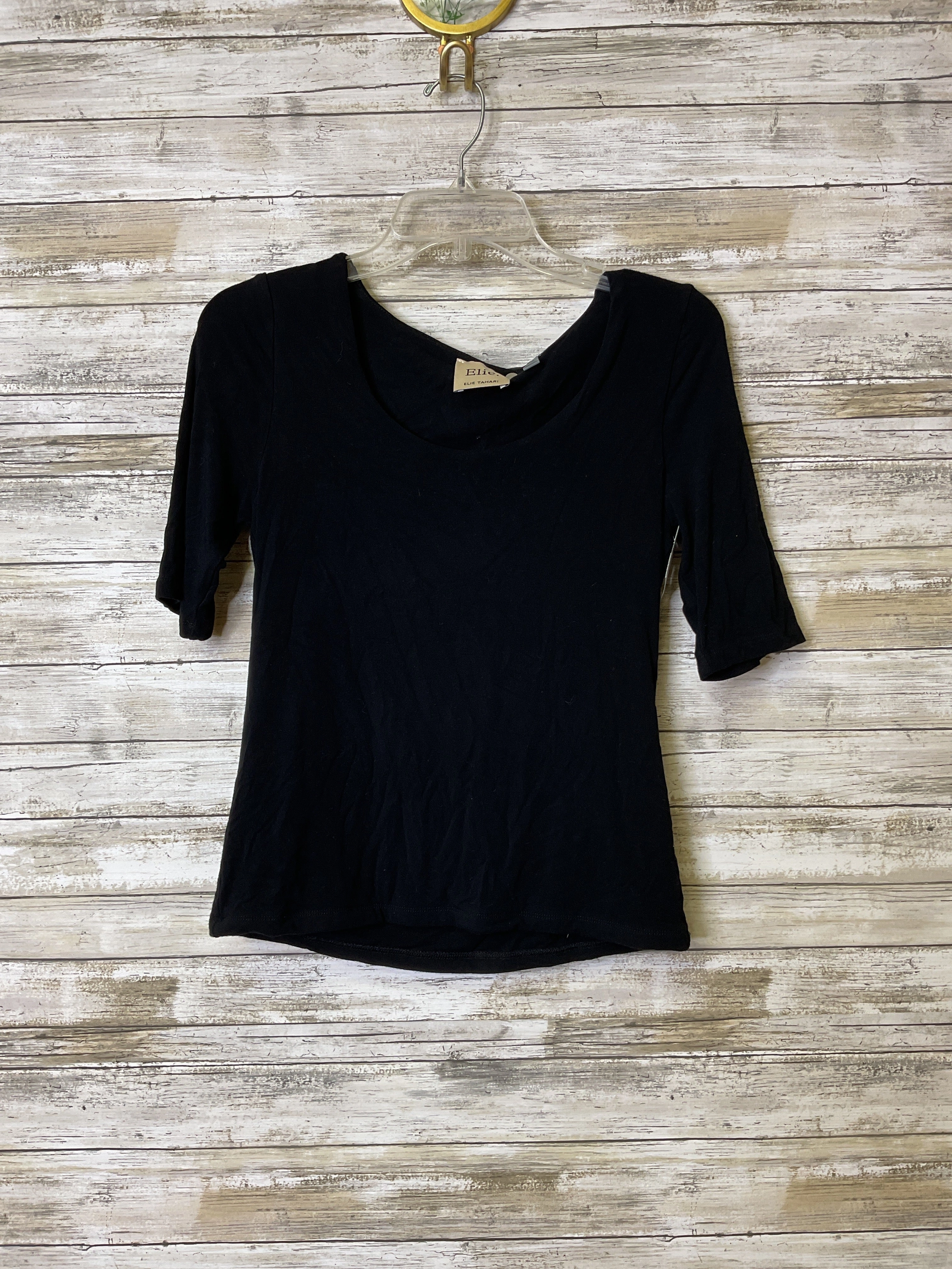 Top Ss Basic By Elie Tahari In Black, Size:M