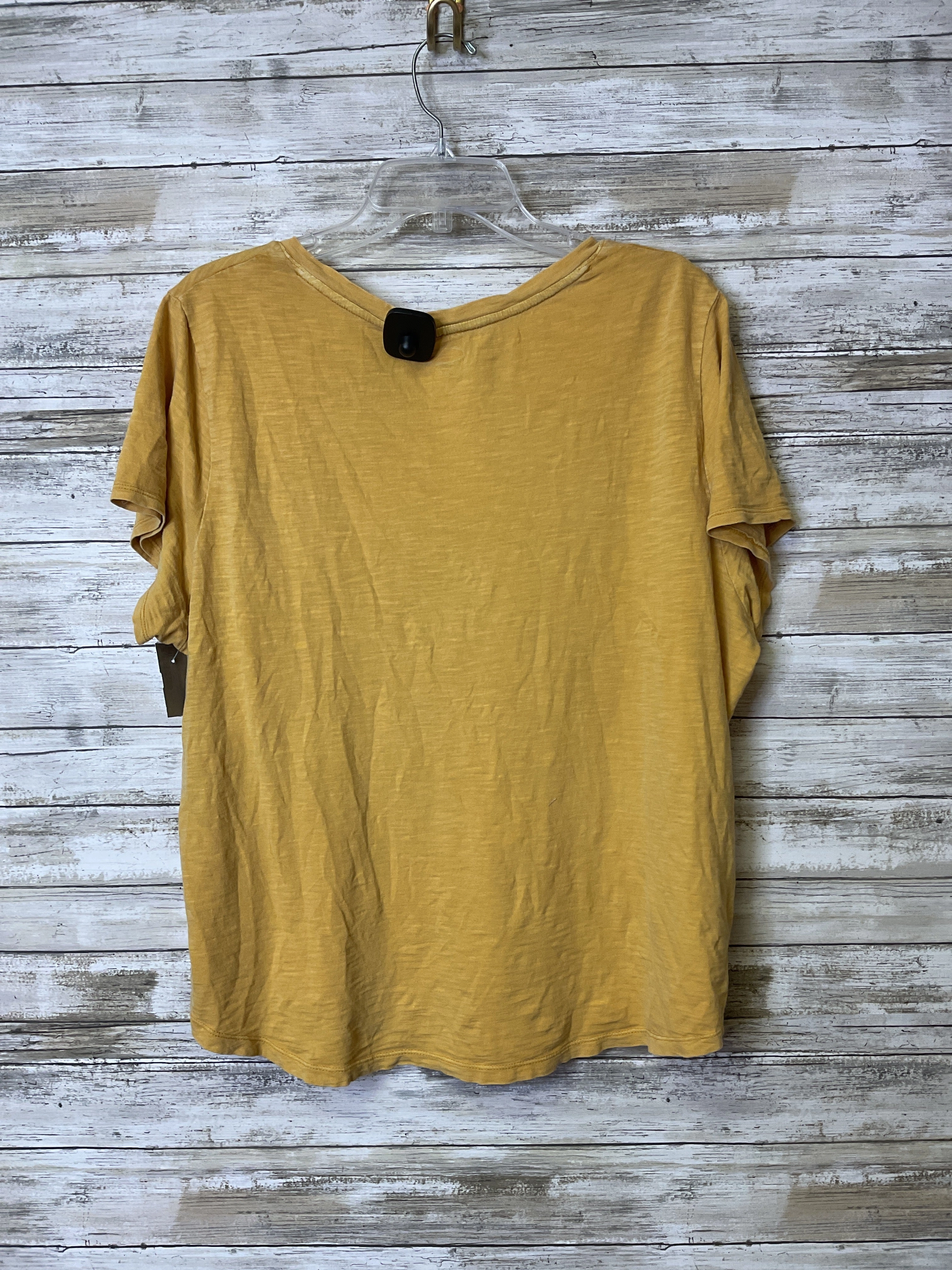 Top Ss Basic By Old Navy In Yellow, Size:Xxl