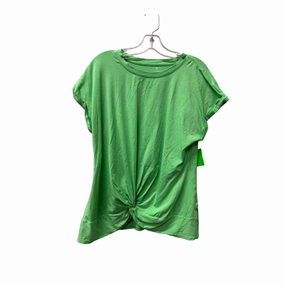 Top Ss Basic By Talbots In Green, Size:L
