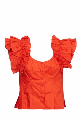 Ulla Johnson Milla Button-Up Top