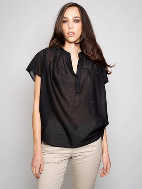 V-neck blouse