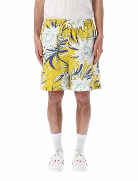 Valentino Graphic-Printed Drawstring Shorts