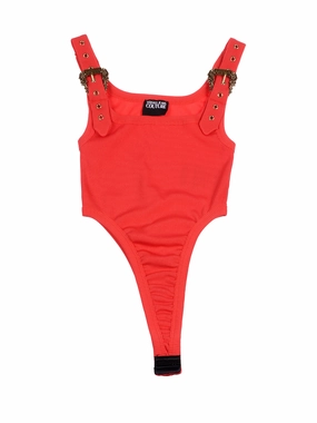 Versace Jeans Couture Baroque Couture I Buckle-Detailed Bodysuit