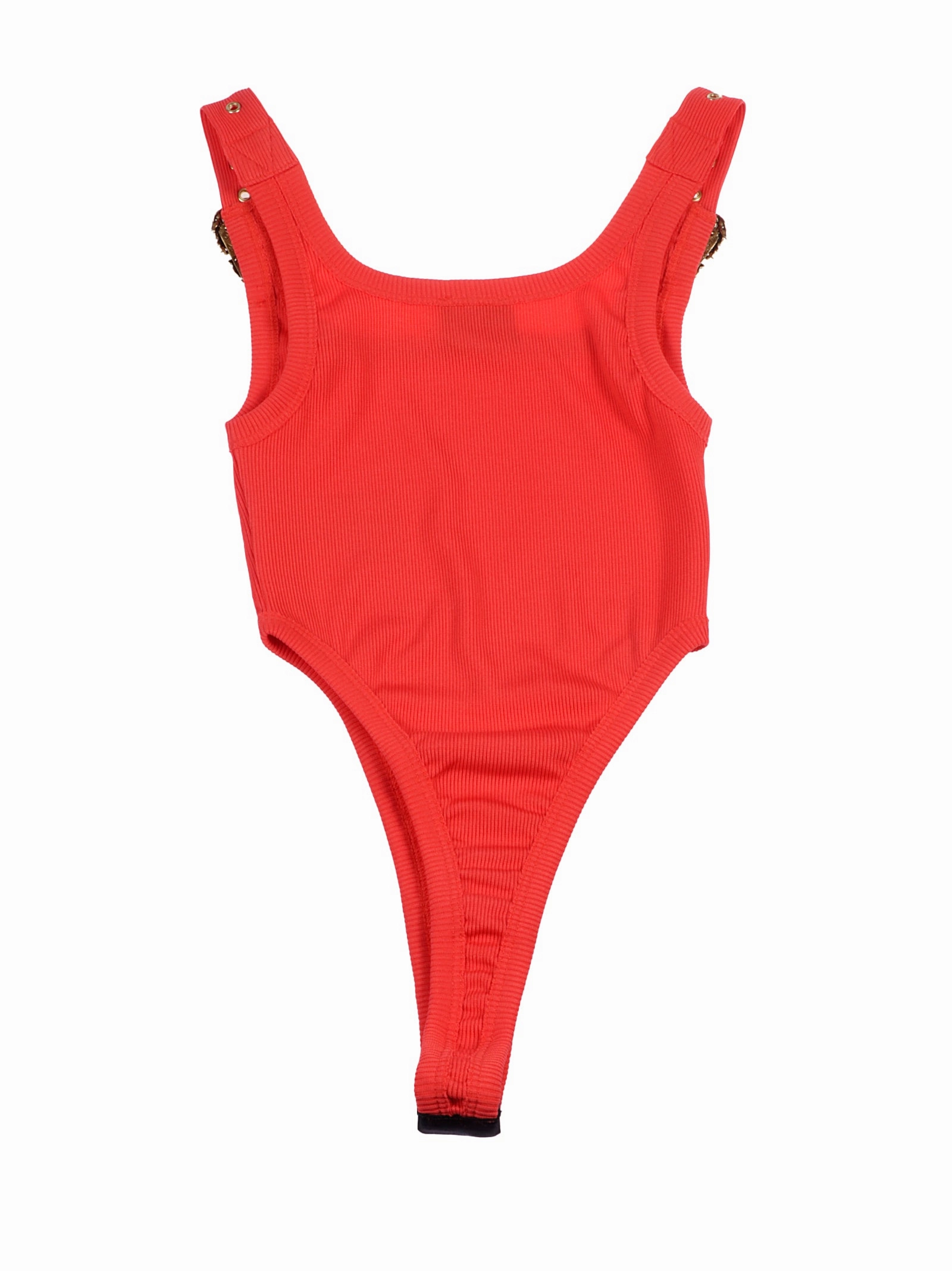 Versace Jeans Couture Baroque Couture I Buckle-Detailed Bodysuit