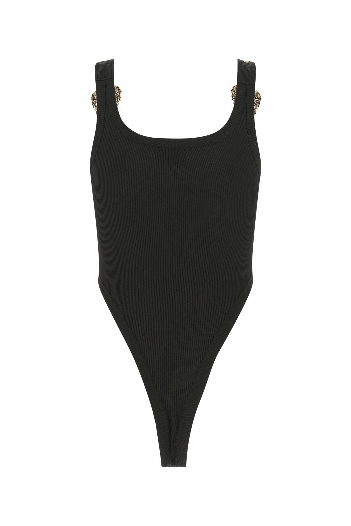 Versace Jeans Couture Baroque Couture I Buckle-Detailed Bodysuit