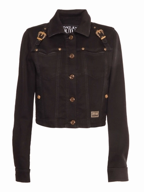 Versace Jeans Couture Buckle-Detailed Denim Jacket