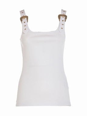 Versace Jeans Couture Buckle-Detailed Tank Top