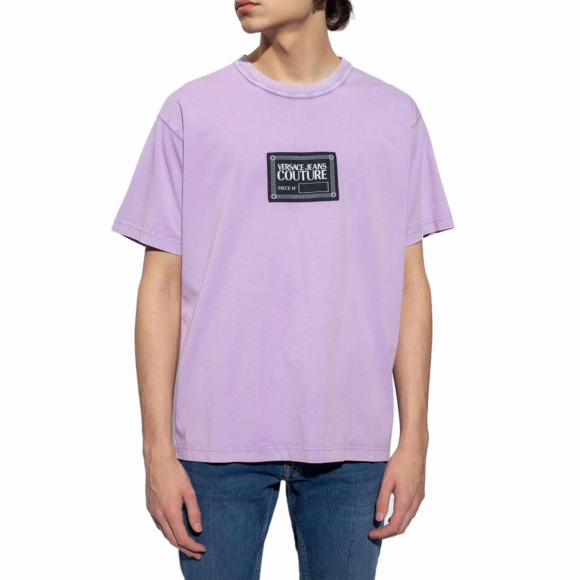 Versace Jeans Couture Logo Patch Crewneck T-Shirt
