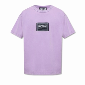 Versace Jeans Couture Logo Patch Crewneck T-Shirt