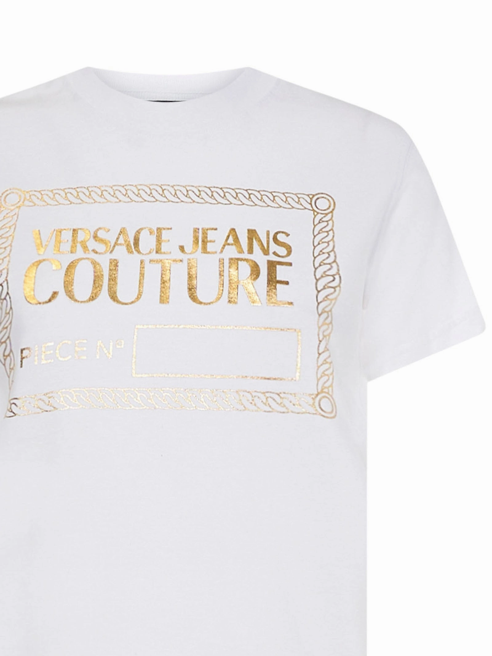 Versace Jeans Couture Logo Printed Crewneck T-Shirt